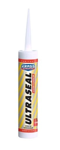 Герметик силиконовый KRASS Ultraseal санитарный Б/цв 260мл