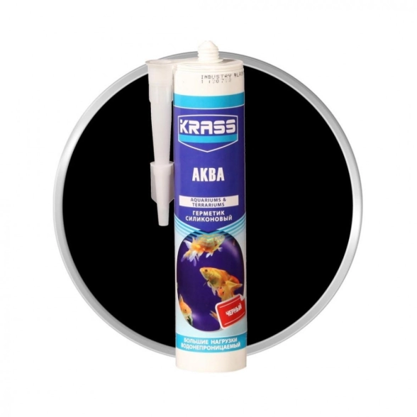 Герметик KRASS сил.универ черный 300мл