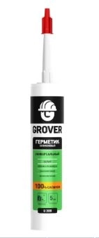 СО Герметик силик. GROVER N300 белый 280мл
