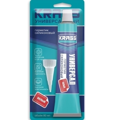 Герметик KRASS сил.универ белый 80мл