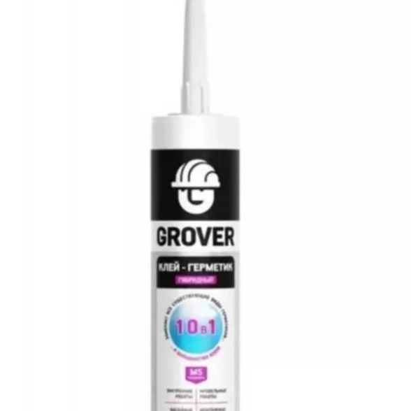 Клей-герметик гибридный GROVER H300 многоцелевой прозр 280мл