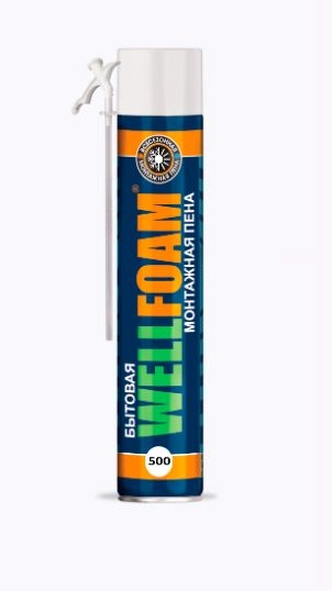 Пена монтажная WELLFOAM 500 всесезон. 1000мл