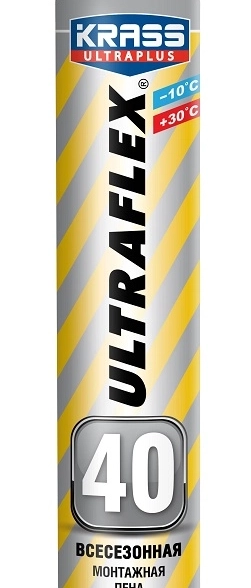 Пена монтажная KRASS ULTRAFLEX 40 проф. всесезон.