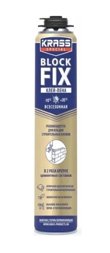 Клей-пена KRASS Special BlockFix 0,75л