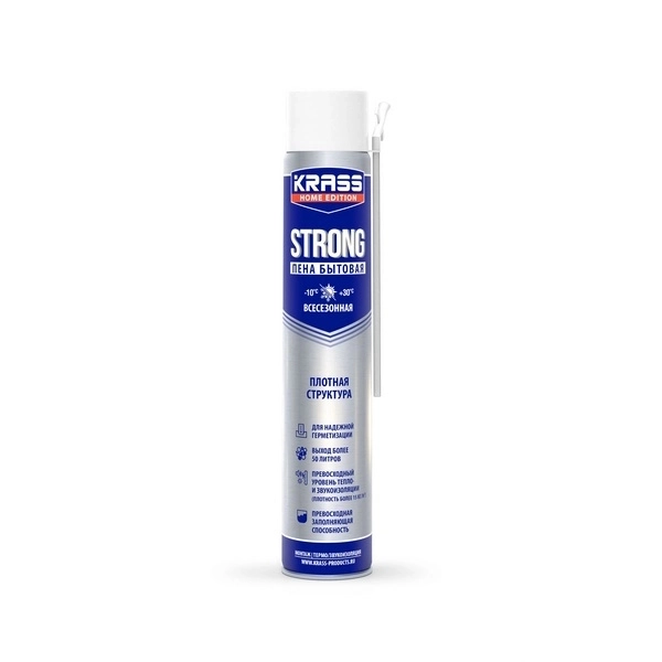 Пена монт. KRASS Home Edition Strong Всесезонная РБ 0,7л