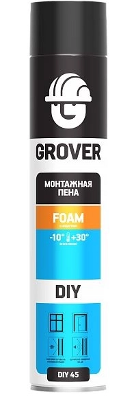СО Пена монтажная Grover DIY45 стандарт всесезон 0,75л