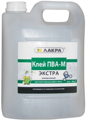 Клей Лакра ПВА-М универс.Экстра 4кг