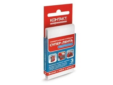 Супер-лента Контакт универс.клеящ. 3м белая ЛА240-К03Б