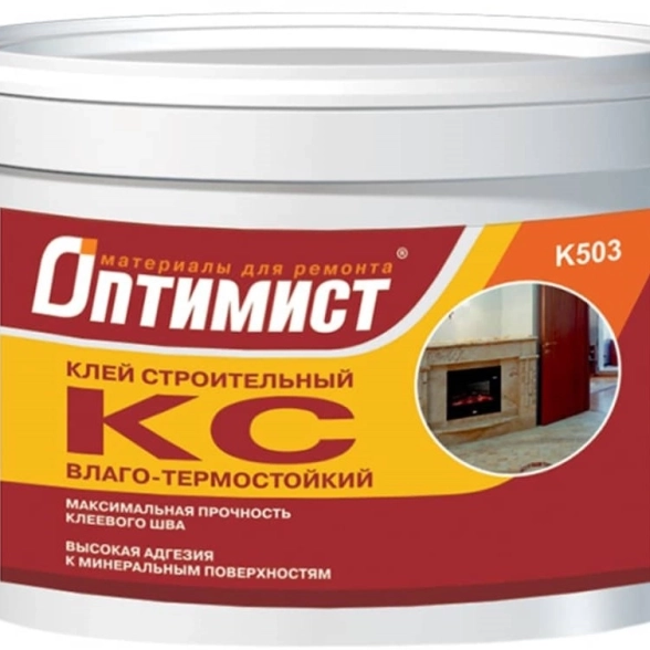 Клей строительный Оптимист K503 влаго-термостойкий 1,5кг