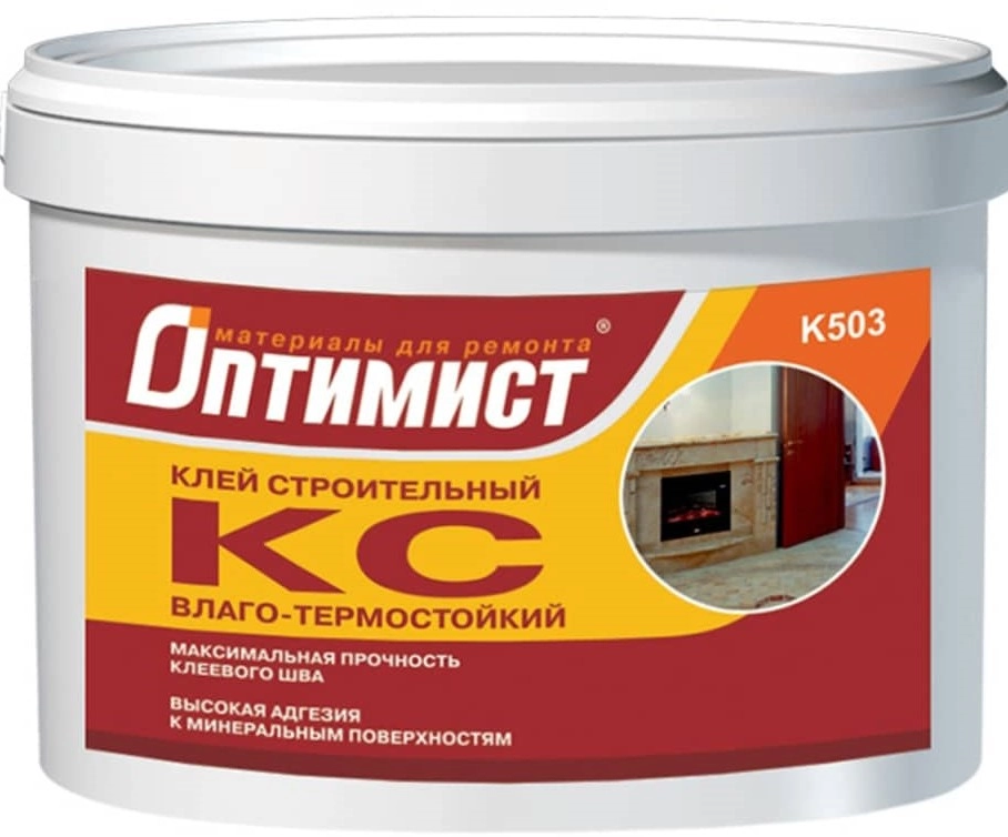 Клей строительный Оптимист K503 влаго-термостойкий 1,5кг