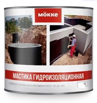 Мастика гидроизоляционная Мокке 4кг