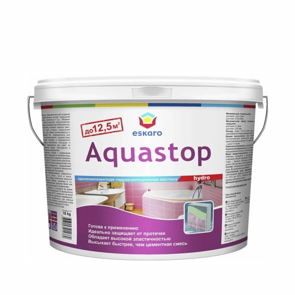 Мастика гидроизоляционная Eskaro Aquastop Hydro 16кг