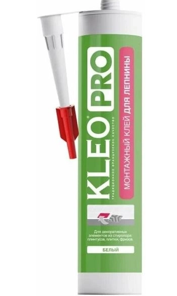 Клей Kleo PRO монтаж универ для лепнины белый 420гр