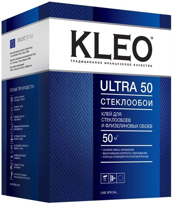 Клей KLEO Ultra дл стекло.и флиз.500гр
