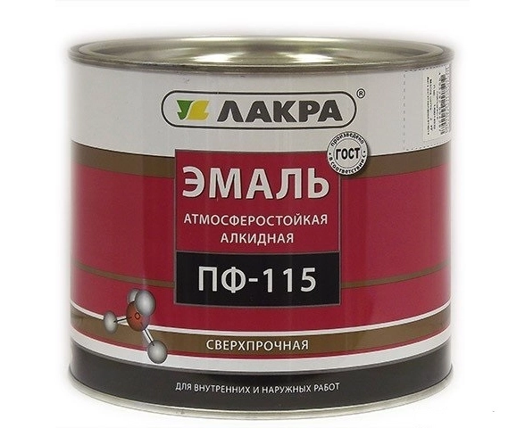 Эмаль Лакра ПФ-115 шоколадно-корич.2кг