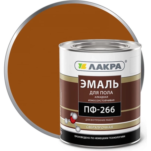 Эмаль Лакра ПФ-266 золото-коричневая 3кг