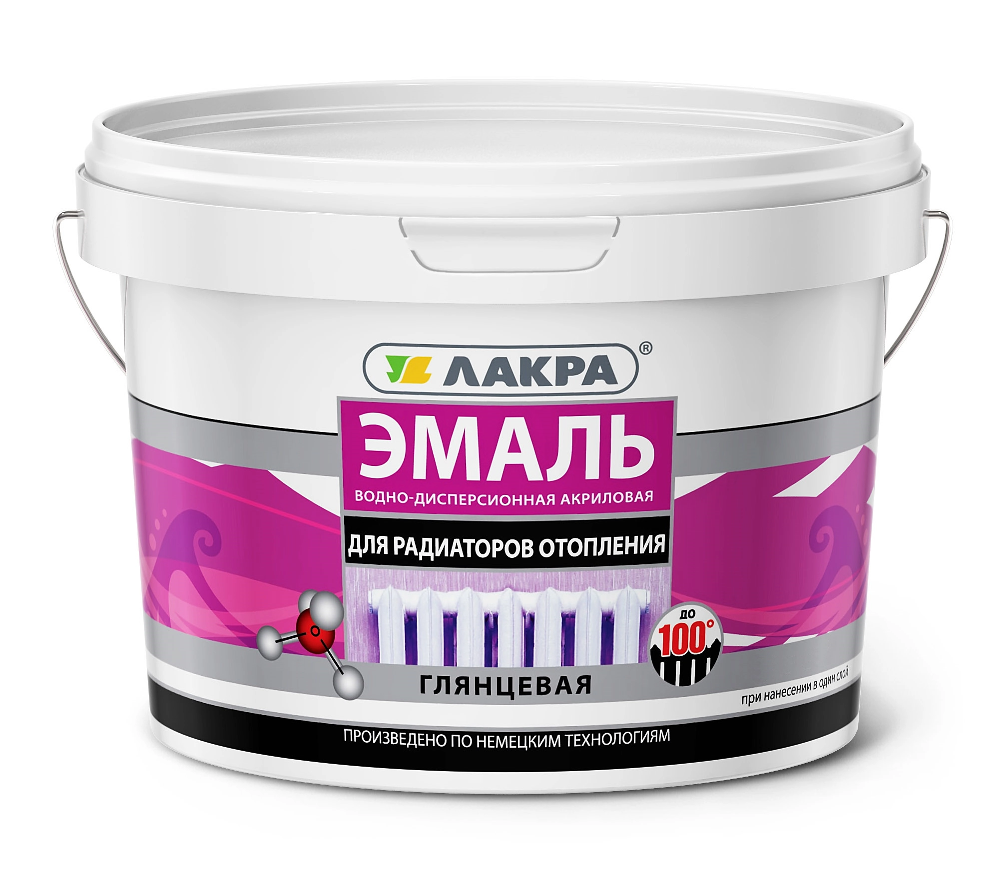 Эмаль Лакра акрил.д/рад.от.бел.гл 0,9кг-image-2