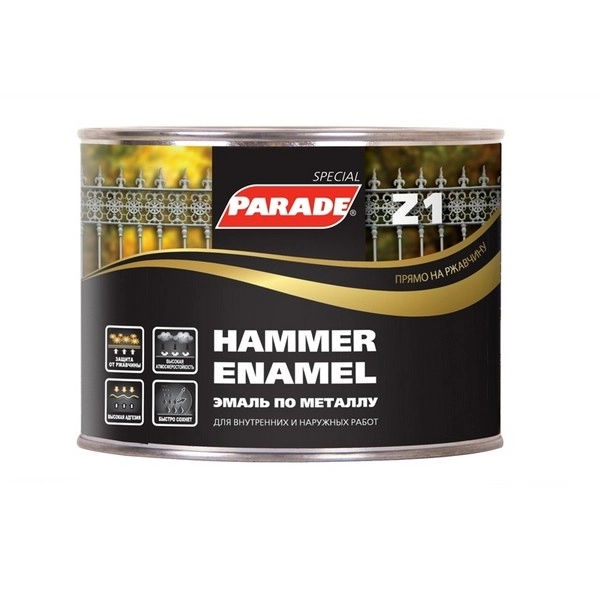 Эмаль PARADE Z1 белая гладкая 0.75л