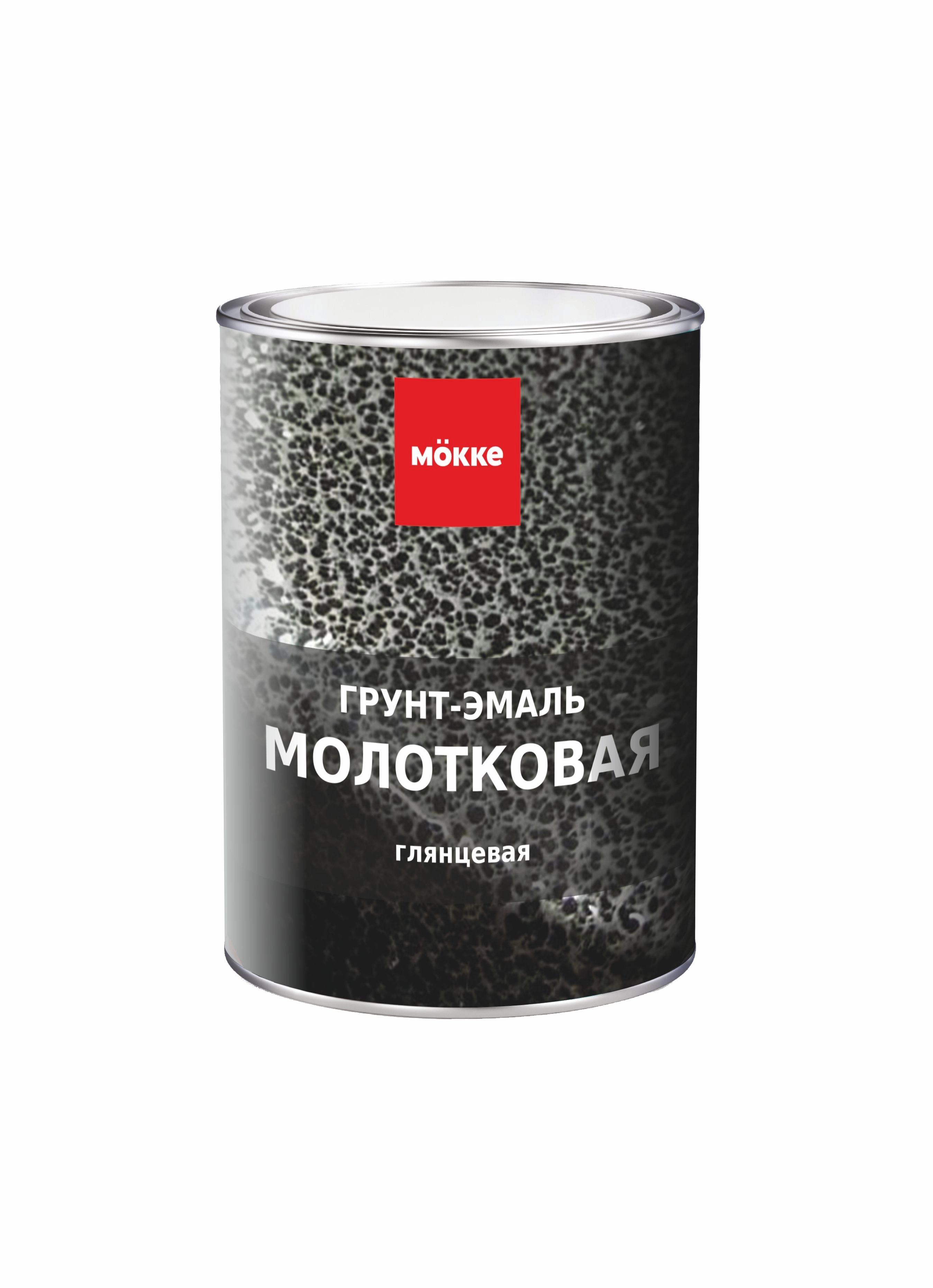Грунт-эмаль MOKKE молотковая зеленый 0,8кг