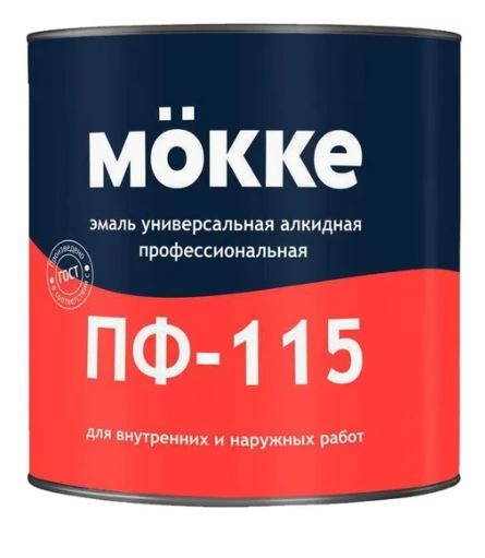Эмаль ПФ-115 MOKKE зеленая 1,8кг