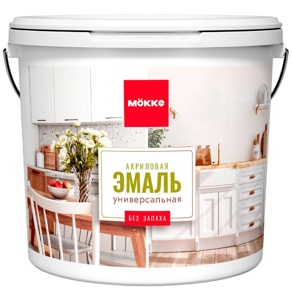 Эмаль акрил. MOKKE универс.мат. полярная сова 2кг