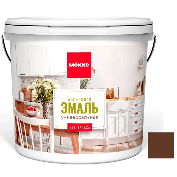 Эмаль акрил. MOKKE универс.п/гл. прибрежный камыш 0,8кг