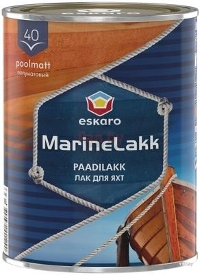 Лак алкид-уретан. Marine lakk 40 яхтенный п/мат 0,95л