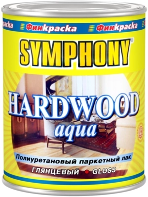 Лак SYMPHONY хардвуд аква гл.0,9кг