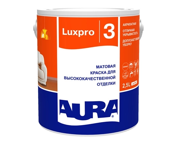 Краска AURA LUXPRO 3 матовая 2,5л