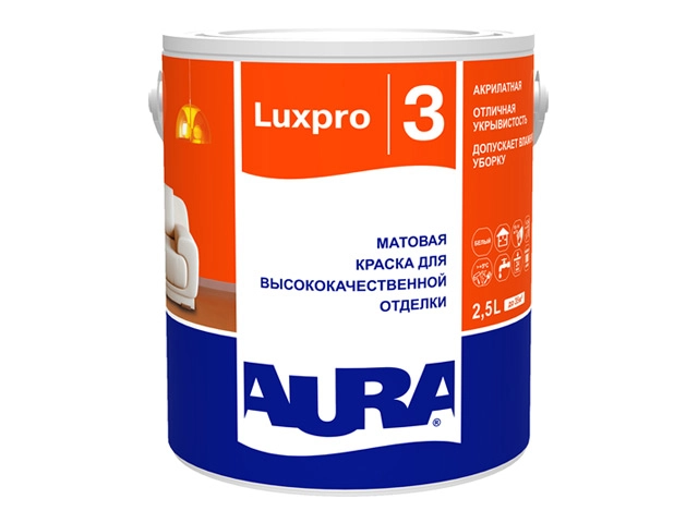 Краска AURA LUXPRO 3 матовая 2,5л