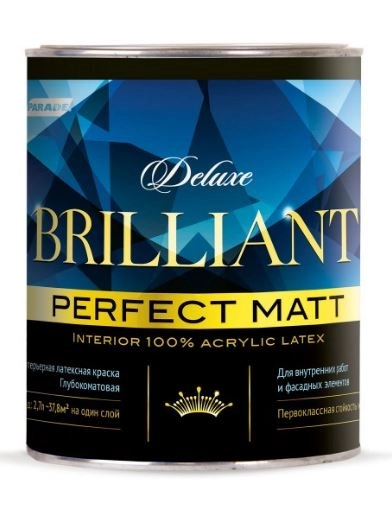 Краска PARADE DELUXE Brilliant perfect matt База С 0,9л