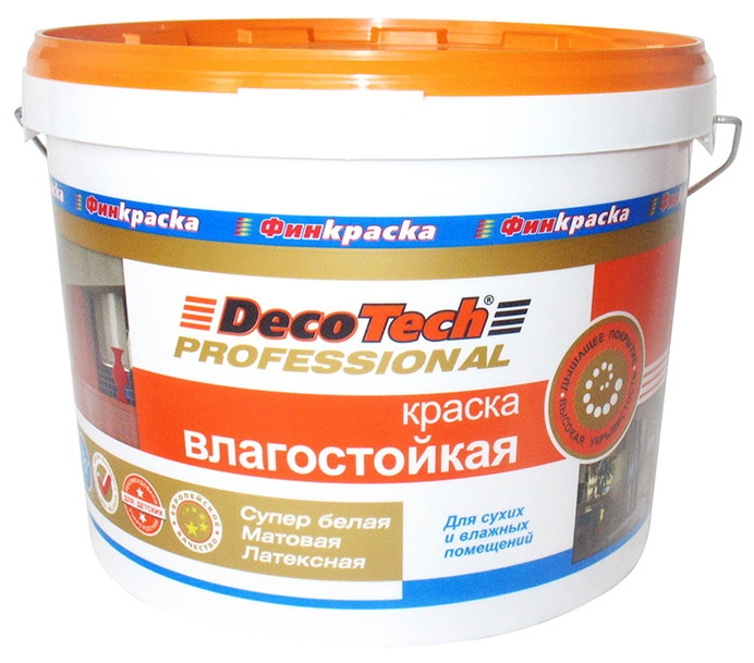Краска в/э DecoTech влаг 14,4кг