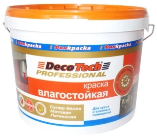 Краска в/э DecoTech инт/влаг 4,32кг