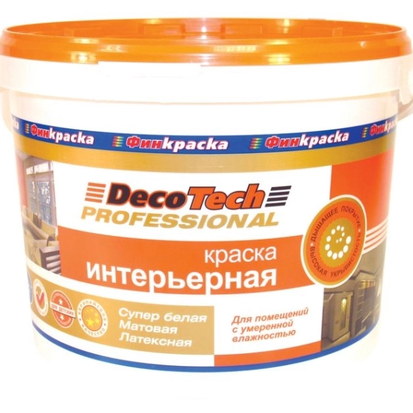 Краска в/э DecoTech интерьерная 14,4кг