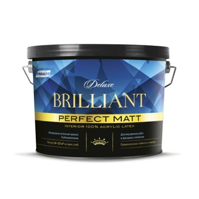 Краска PARADE DELUXE Brilliant perfect matt База А 9л