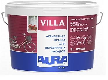 Краска фасадная д/дерева AURA VILLA 2,5л