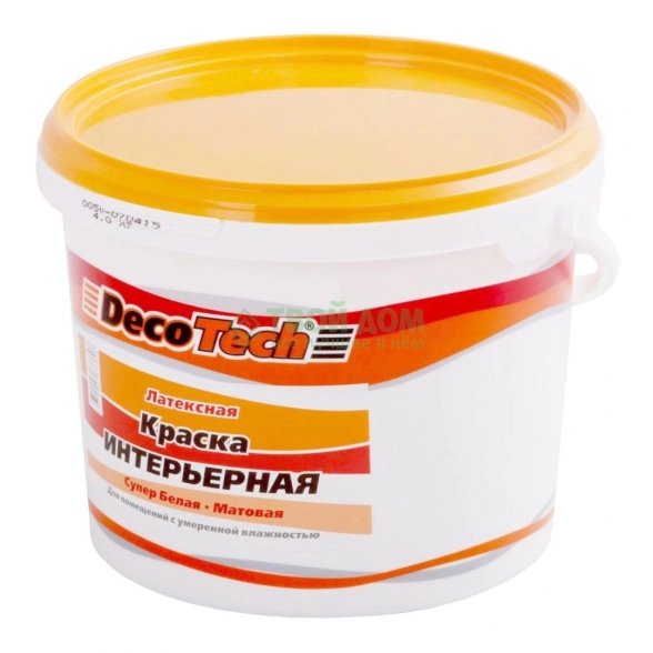 Краска в/э DecoTech Фасадная база LС 3,51кг