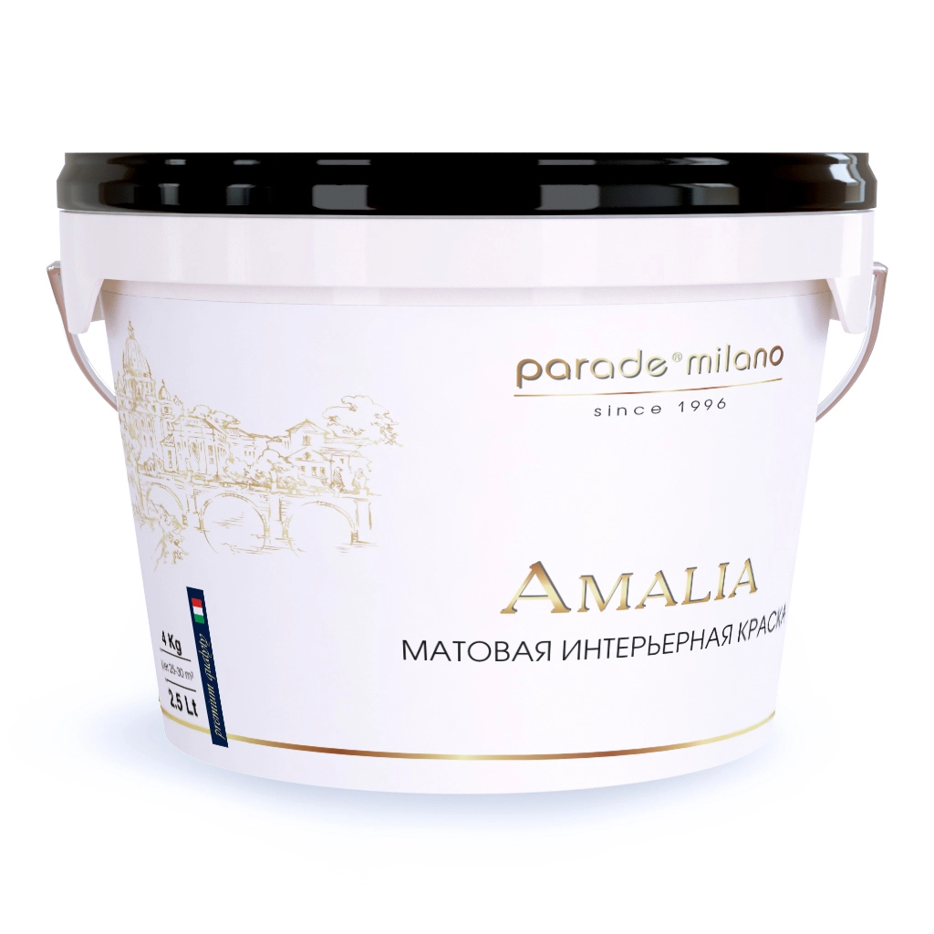 Краска интерьерная PARADE AMALIA матовая база А 2,5л