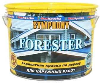 Краска фасадная SYMPHONY п/д форестер С 10/9л мет./10кг