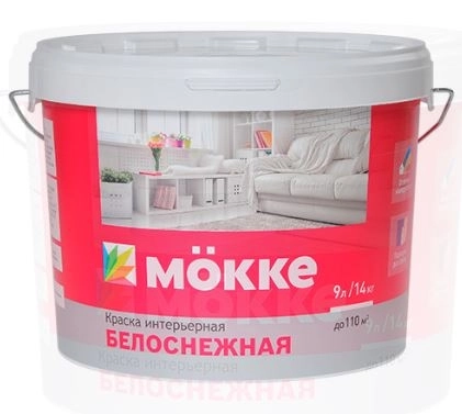 Краска акрил.инт. MOKKE 3кг