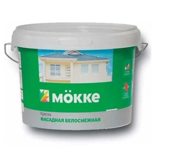 Краска акрил. фасадная MOKKE 3кг