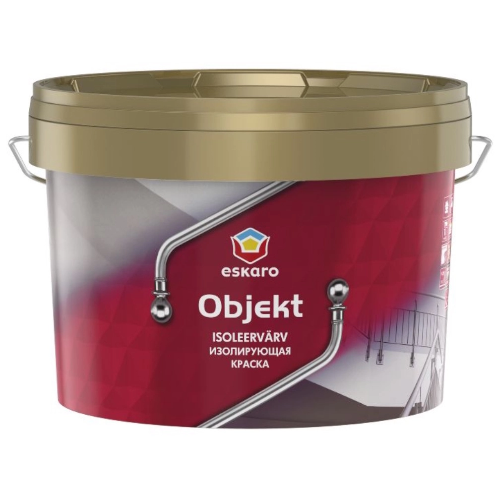 Краска изолирующая Eskaro Objekt глубокомат. 2,7л