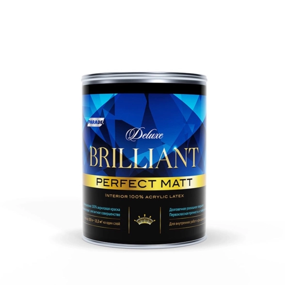 Краска PARADE DELUXE Brilliant perfect matt База А 0,9л
