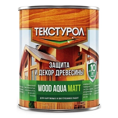 Текстурол WOOD AQUA MATT Дуб 0,8л