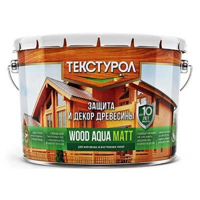 Текстурол WOOD AQUA MATT Орех 10л