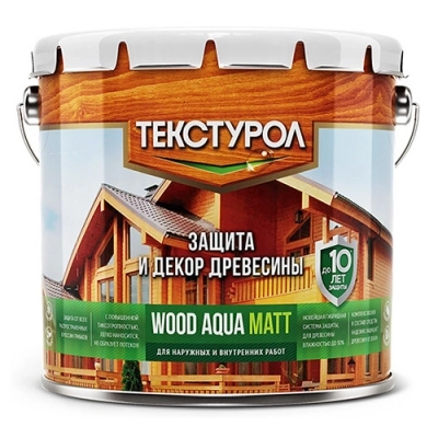 Текстурол WOOD AQUA MATT Палисандр 2,5л
