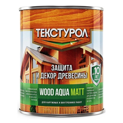 Текстурол WOOD AQUA MATT Сосна 0,8л