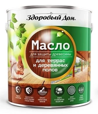 Масло Здоровый Дом д/террас/дер.полов венге 0,75л