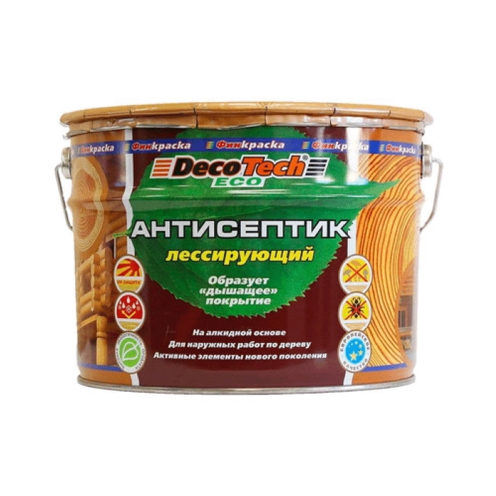Антисептик DecoTech Eco бесцветный 10л
