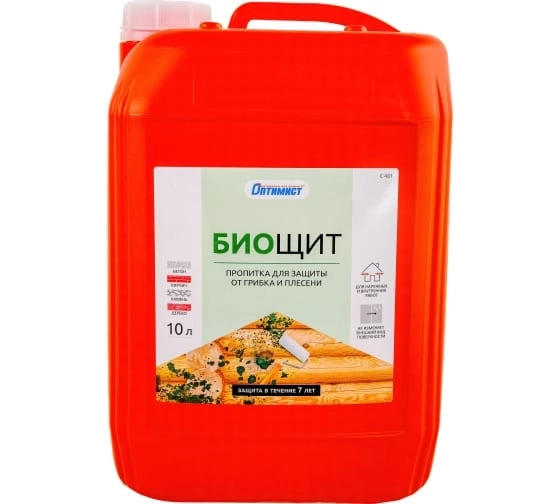 Пропитка Оптимист C401 Биощит от грибка и плесени 10л